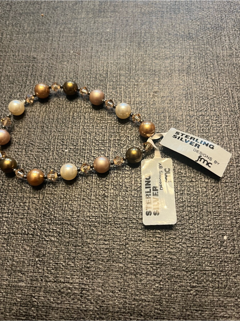 Stretch beaded 925 bracelet
